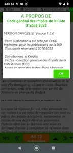 Code des Impôts Côte d'Ivoire screenshot 7