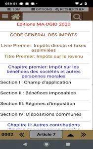 Code des Impôts du Sénégal Ver screenshot 0