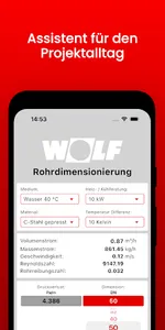 Wolf Netzrechner screenshot 2