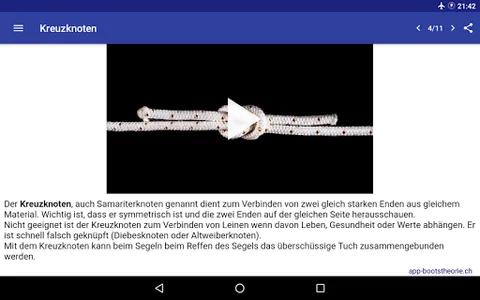 Knoten für die Bootsprüfung screenshot 10