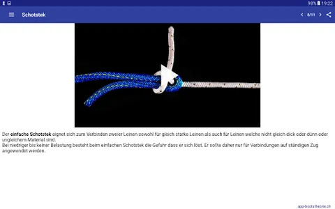 Knoten für die Bootsprüfung screenshot 22