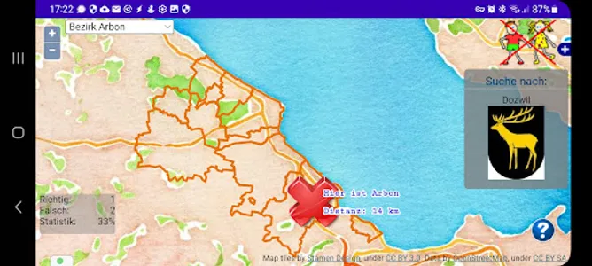 Thurgau Geografiespiel screenshot 5