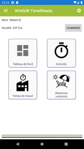 WinEUR TimeSheets screenshot 0