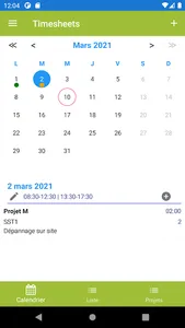 WinEUR TimeSheets screenshot 1