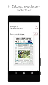 Thuner Tagblatt E-Paper screenshot 0