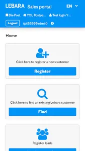 Lebara Partner Portal Switzerl screenshot 1