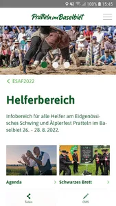 Helfer App ESAF 2022 screenshot 1