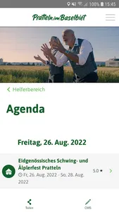 Helfer App ESAF 2022 screenshot 2