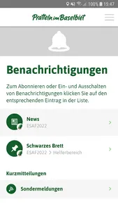 Helfer App ESAF 2022 screenshot 3