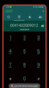OpusTel swiss secure phone App screenshot 2