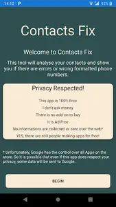 Contacts Fix screenshot 0