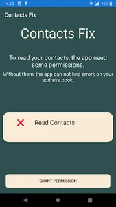 Contacts Fix screenshot 1