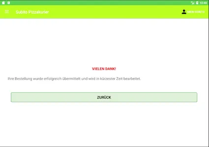 Subito Pizzakurier Landquart screenshot 14