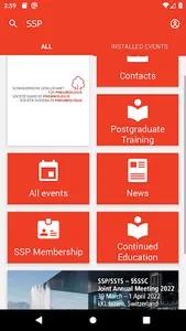 Swiss Society of Pneumology screenshot 0