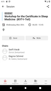 Swiss Society of Pneumology screenshot 3