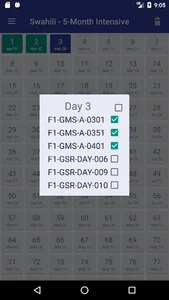 Glossika Scheduler screenshot 1