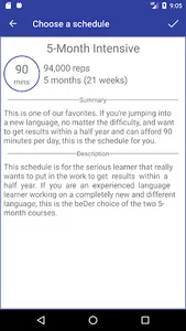 Glossika Scheduler screenshot 4