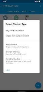 HTTP Request Shortcuts screenshot 1