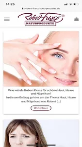 Robert Franz Naturprodukte CH screenshot 1
