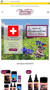 Robert Franz Naturprodukte CH screenshot 3