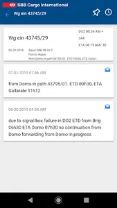 SBB Cargo International App screenshot 3