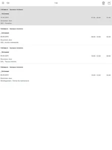 SwissTimesheet screenshot 5