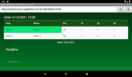 Tennis Live Repor‪t screenshot 12