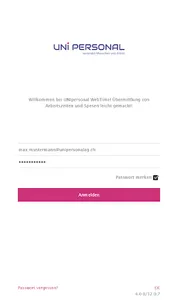 UNIpersonal WebTime screenshot 0