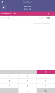 UNIpersonal WebTime screenshot 1