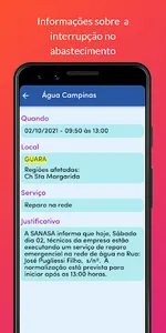 Água Campinas screenshot 3