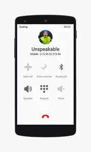 Unspeakable Fake Call Video an screenshot 1