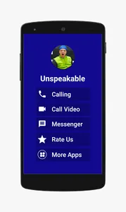 Unspeakable Fake Call Video an screenshot 3