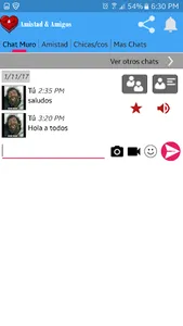 Chat Citas Amistad & Amigos screenshot 1