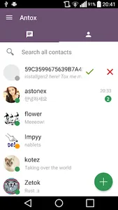 Antox screenshot 1