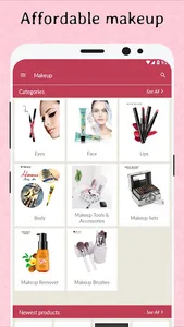 Сheap makeup shopping. Online  screenshot 0