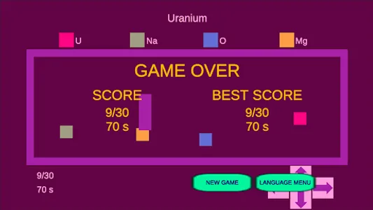 Chemical Elements - Snake screenshot 2