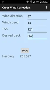 Cross Wind Correction screenshot 0