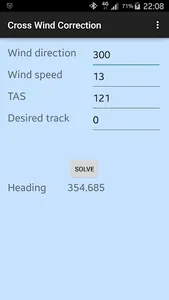 Cross Wind Correction screenshot 1