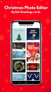 Christmas Photo Frames Editor screenshot 0