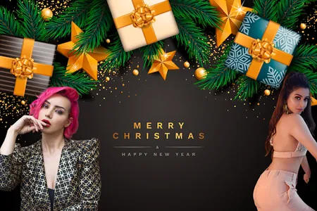Christmas Photo Frame Photo Ed screenshot 1