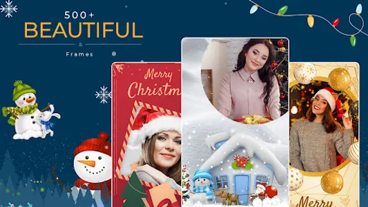 Christmas Photo Frame & Editor screenshot 0