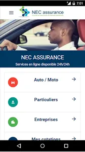 Necassurance screenshot 1