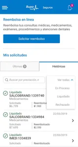 Bupa Seguros | Reembolsos screenshot 1