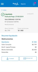 Bupa Seguros | Reembolsos screenshot 2