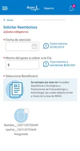 Bupa Seguros | Reembolsos screenshot 3