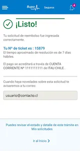Bupa Seguros | Reembolsos screenshot 6
