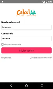 CalculAA screenshot 0
