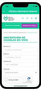 Clínica Alemana Osorno screenshot 2