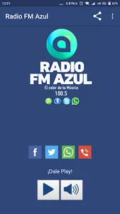 Radio FM Azul 100.5 screenshot 0