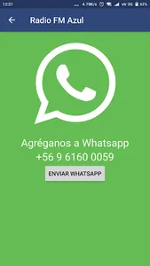 Radio FM Azul 100.5 screenshot 3